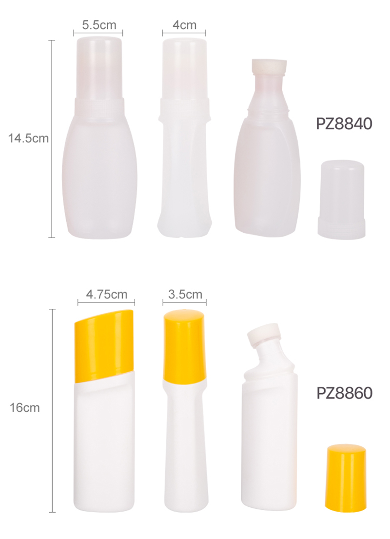 liquid bottles with applicator 10